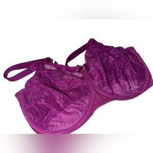 WACOAL Purple Balconette Full Figure Underwire Bra| Grape Compote | 36G